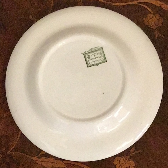 1950s Vintage Colonial Homestead Dinner Plate, Set of 2 - Picture 4 of 5